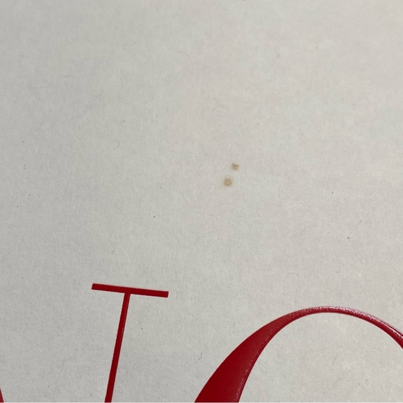 Authentic VALENTINO large standard white red shopping bag - Picture 5 of 6